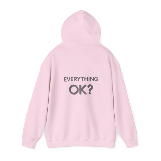 Everything Ok Hoodie, Simple Positive Statement Jacket