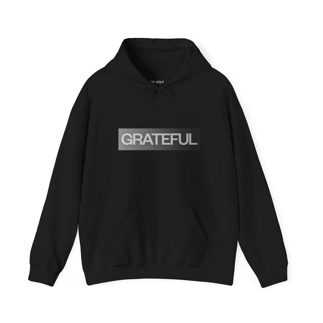 Grateful Heart Hoodie Jacket, Positive Affirmation Outerwear Gift