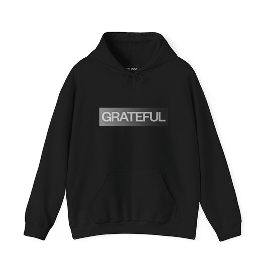 Grateful Heart Hoodie Jacket, Positive Affirmation Outerwear Gift