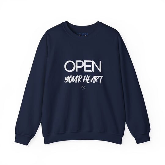 Open Your Heart Crew Neck, Gentle Strength Emotional Awareness