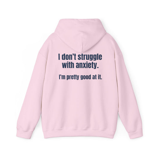Anxiety Expert Hoodie, Self-Aware Humor Mental Health Apparel