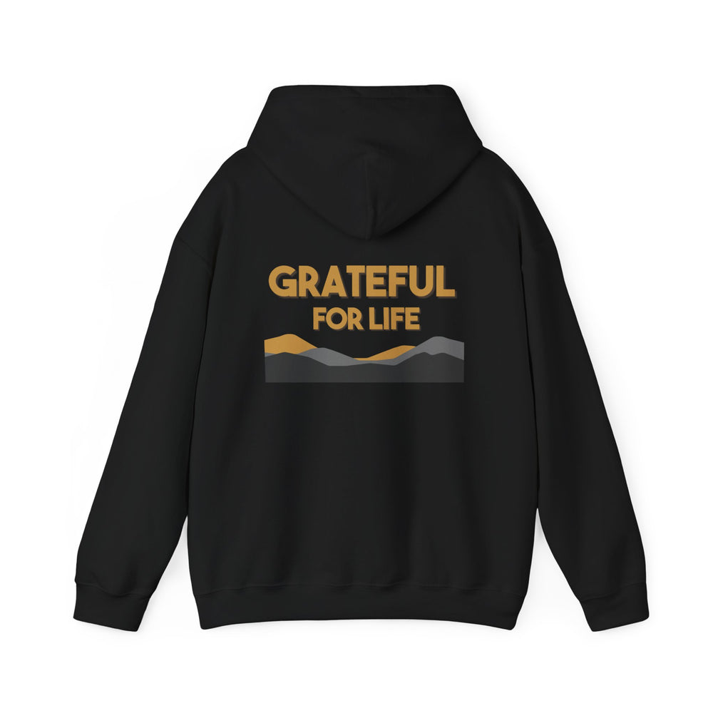 Grateful For Life Hoodie ,Thankful Positive Message Jacket