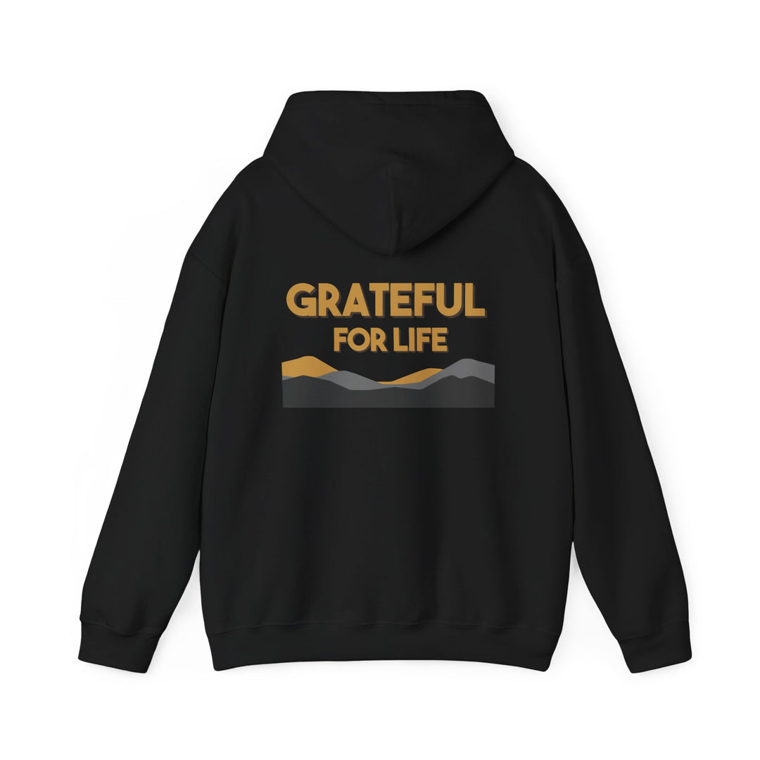 Grateful For Life Hoodie ,Thankful Positive Message Jacket