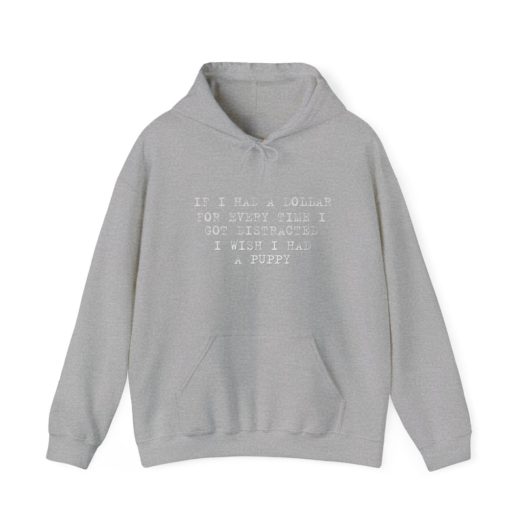 Distracted Dollar Hoodie, ADHD Humor Relatable Sweatshirt