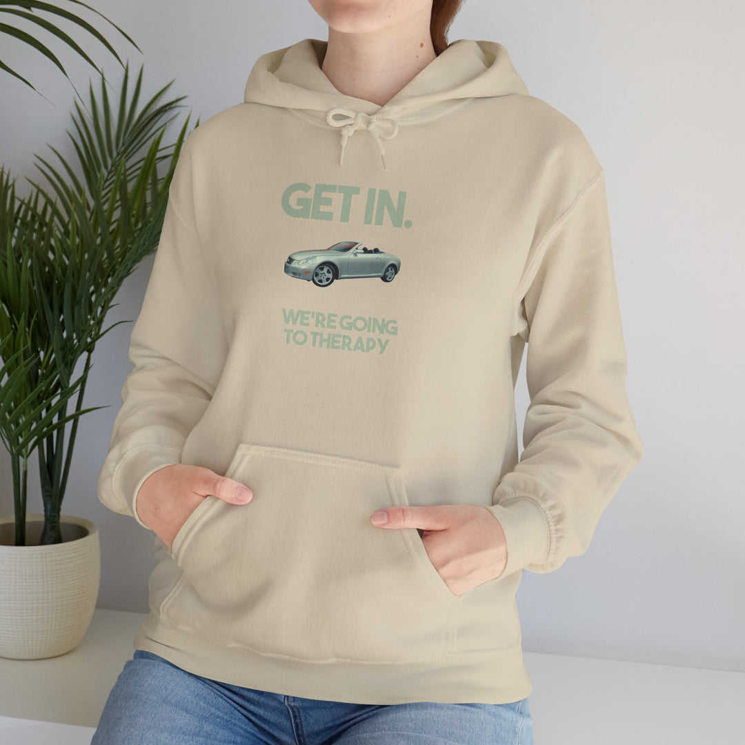 Hop in, We're Going to Therapy Hoodie, Normalize Therapy Sweatshirt
