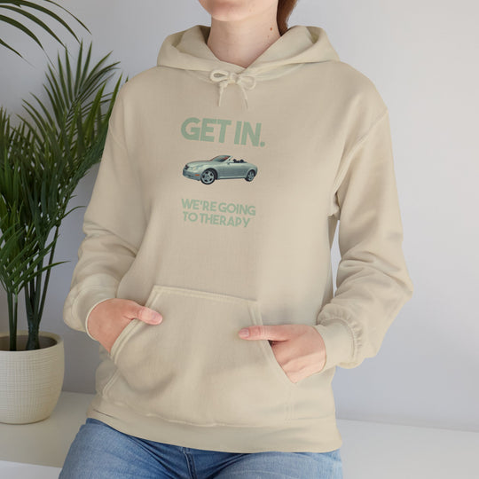 Hop in, We're Going to Therapy Hoodie, Normalize Therapy Sweatshirt