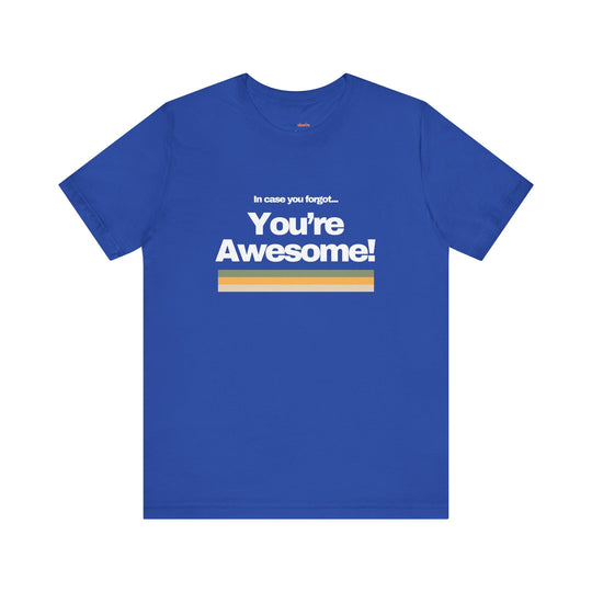 In Case You Forgot:You're Awesome! – Let your shirt speak your story.