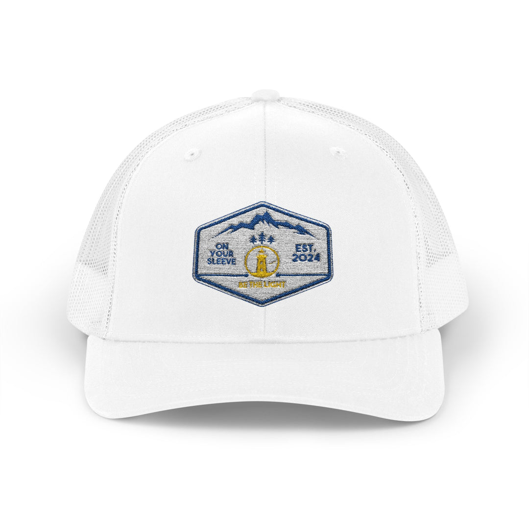 Be The Lighthouse - Trucker Hat - Leave Your Mark on Others | Snapback Trucker Cap | Outdoor Adventure Hat, Gift for Nature Lovers, Casual Style, Everyday Wear, Camping Accessory
