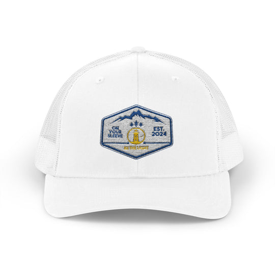 Be The Lighthouse - Trucker Hat - Leave Your Mark on Others | Snapback Trucker Cap | Outdoor Adventure Hat, Gift for Nature Lovers, Casual Style, Everyday Wear, Camping Accessory