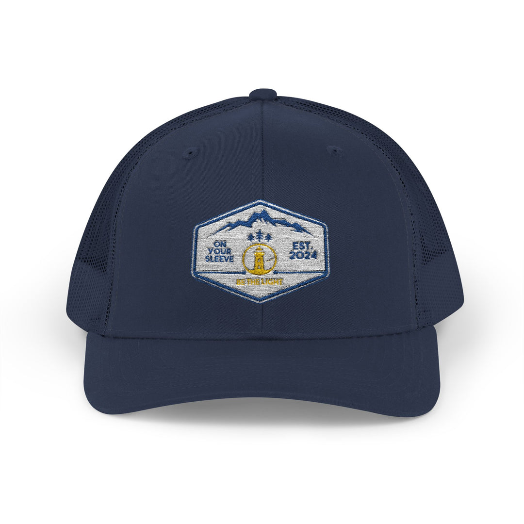 Be The Lighthouse - Trucker Hat - Leave Your Mark on Others | Snapback Trucker Cap | Outdoor Adventure Hat, Gift for Nature Lovers, Casual Style, Everyday Wear, Camping Accessory