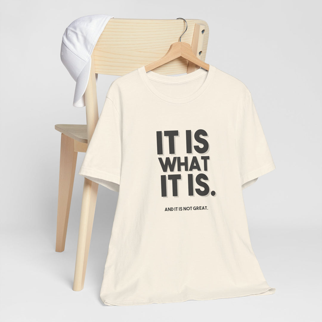 It Is What It Is, And It Is Not Great - Humor - T-Shirt
