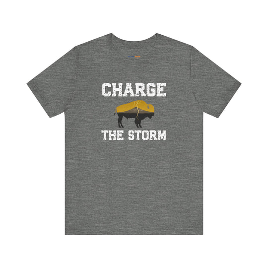 Charge The Storm T-shirt - a powerful reminder to lead with empathy and strength.