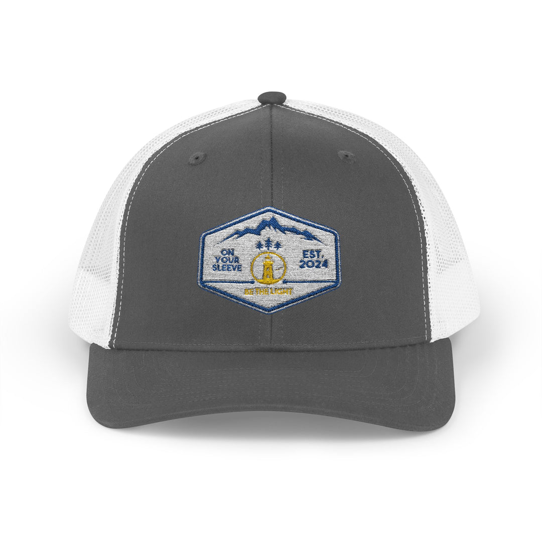 Be The Lighthouse - Trucker Hat - Leave Your Mark on Others | Snapback Trucker Cap | Outdoor Adventure Hat, Gift for Nature Lovers, Casual Style, Everyday Wear, Camping Accessory