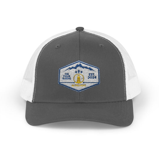 Be The Lighthouse - Trucker Hat - Leave Your Mark on Others | Snapback Trucker Cap | Outdoor Adventure Hat, Gift for Nature Lovers, Casual Style, Everyday Wear, Camping Accessory