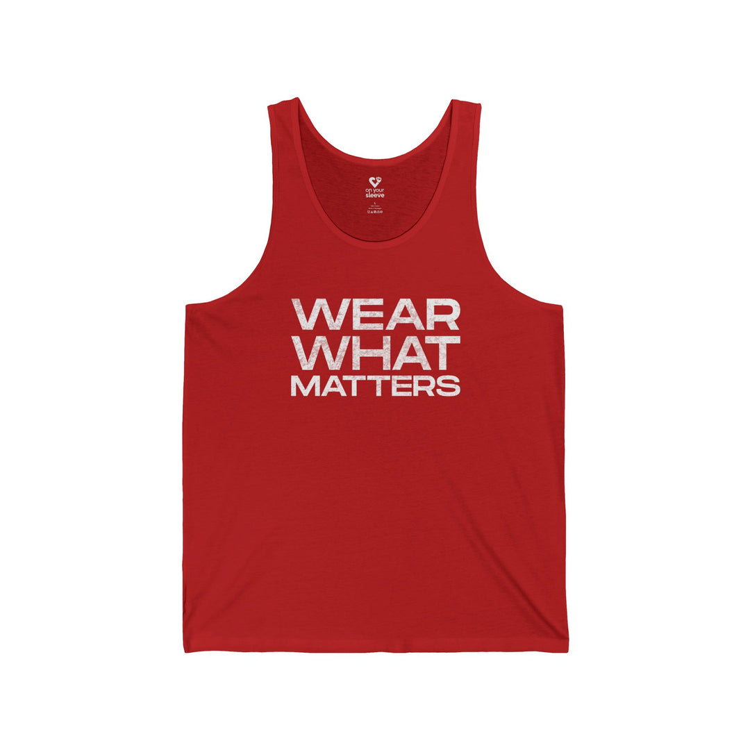 Wear What Matters - Mental Health Awareness Unisex Tank Top