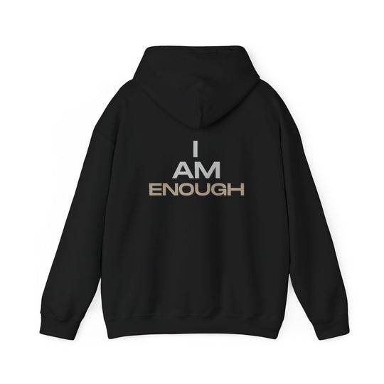 I am Enough Empowerment Hoodie Jacket and Self-Love Graphic Outerwear