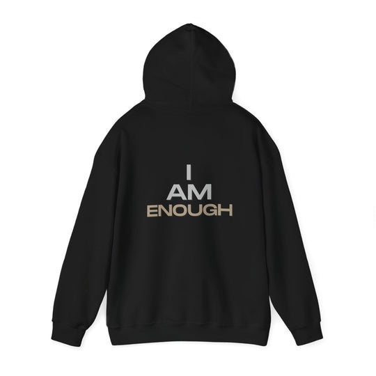 I am Enough Empowerment Hoodie Jacket and Self-Love Graphic Outerwear