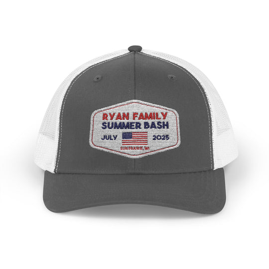 Family Reunion Snapback Trucker Cap | Summer Bash Hat | Personalized Outdoor Cap | Perfect for Family Gatherings, BBQs, Celebrations