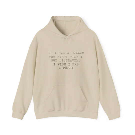 Distracted Dollar Hoodie, ADHD Humor Relatable Sweatshirt