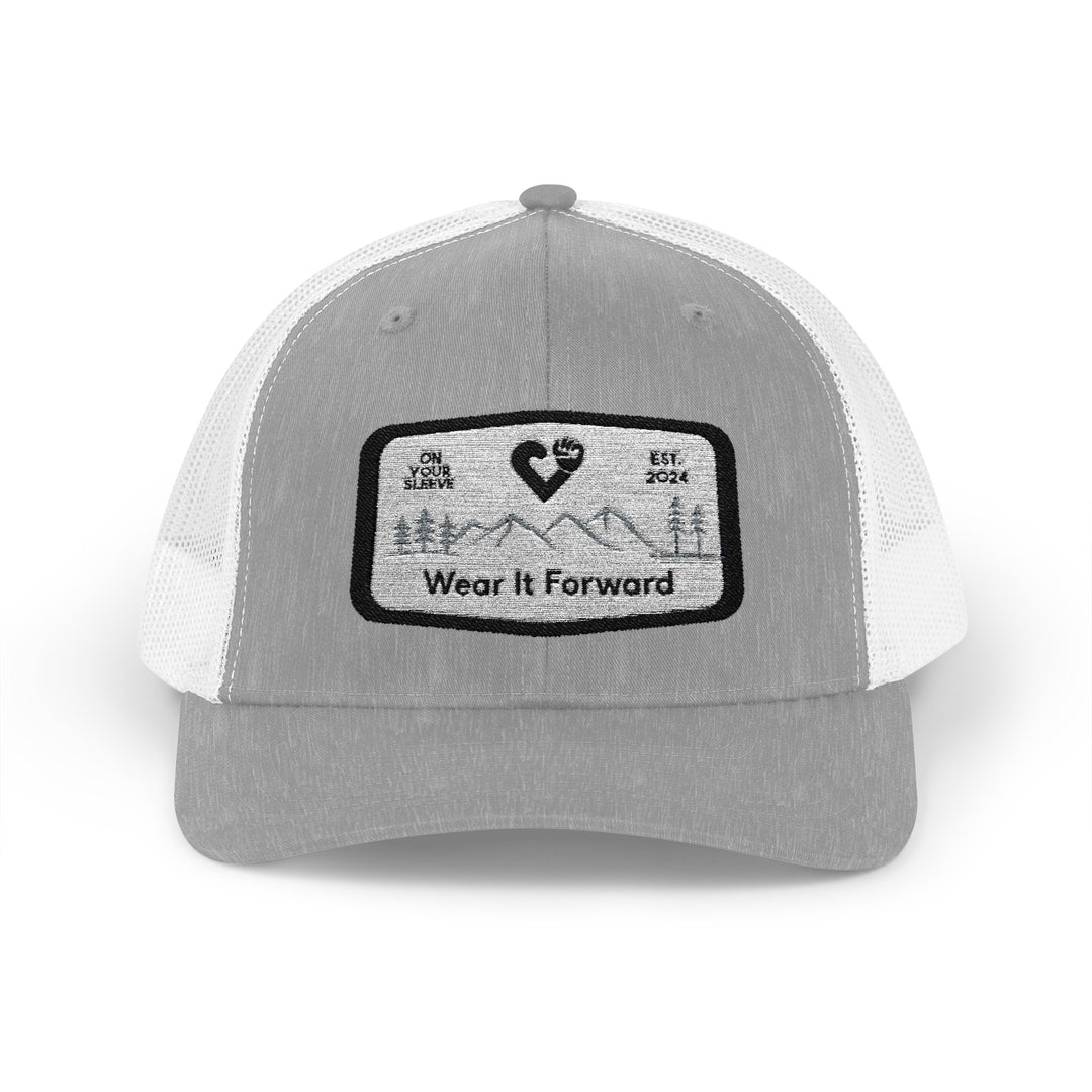 Wear It Forward - Mental Health Awareness Snapback Trucker Cap | Outdoor Adventure Hat, Gift for Nature Lovers, Casual Style, Everyday Wear, Camping Accessory