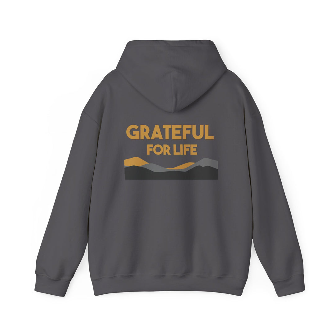 Grateful For Life Hoodie ,Thankful Positive Message Jacket