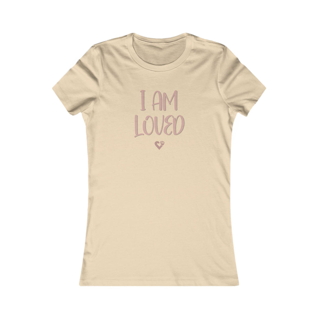 I AM LOVED, Self-Worth and Affirmation Tee for Women