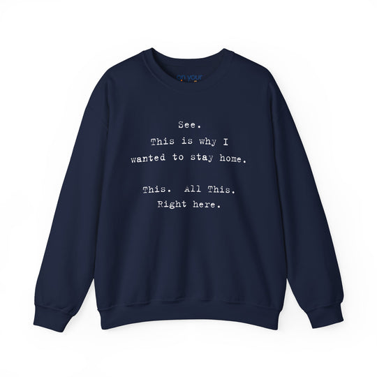 See This is Why Crew Neck, Snarky Social Battery Mental Health Shirt