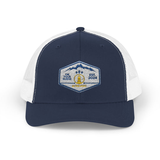 Be The Lighthouse - Trucker Hat - Leave Your Mark on Others | Snapback Trucker Cap | Outdoor Adventure Hat, Gift for Nature Lovers, Casual Style, Everyday Wear, Camping Accessory