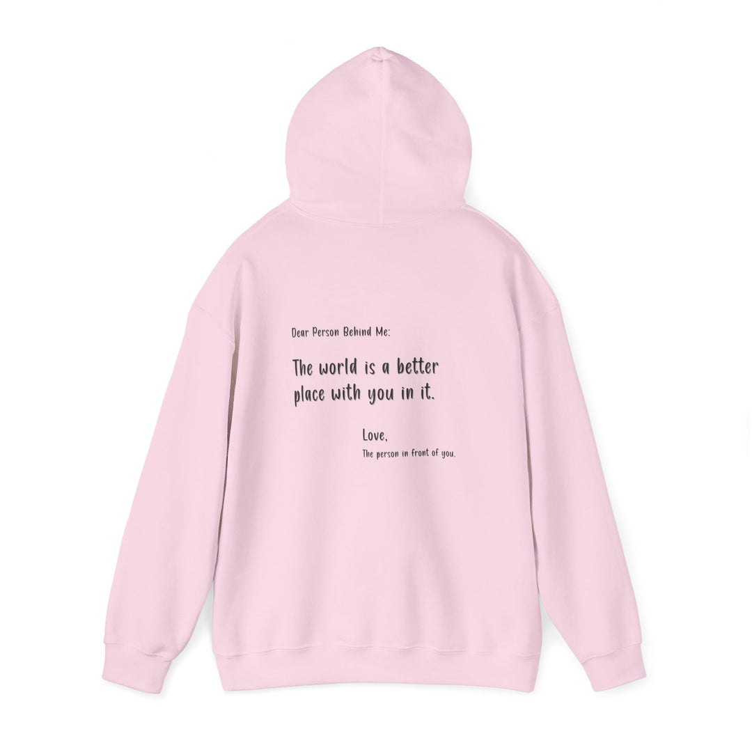 Better Place With You Hoodie, Loving Message Jacket