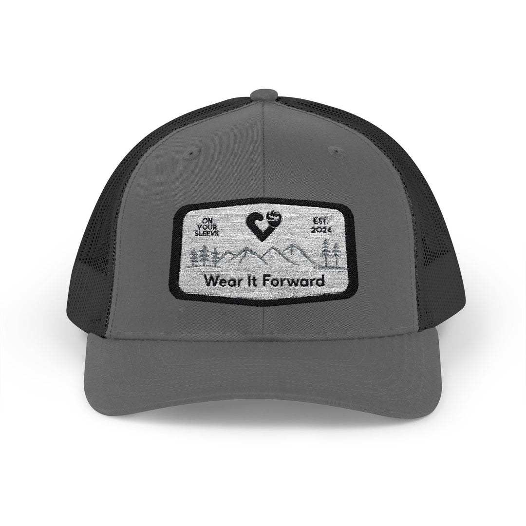 Wear It Forward - Mental Health Awareness Snapback Trucker Cap | Outdoor Adventure Hat, Gift for Nature Lovers, Casual Style, Everyday Wear, Camping Accessory