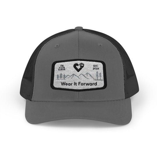 Wear It Forward - Mental Health Awareness Snapback Trucker Cap | Outdoor Adventure Hat, Gift for Nature Lovers, Casual Style, Everyday Wear, Camping Accessory