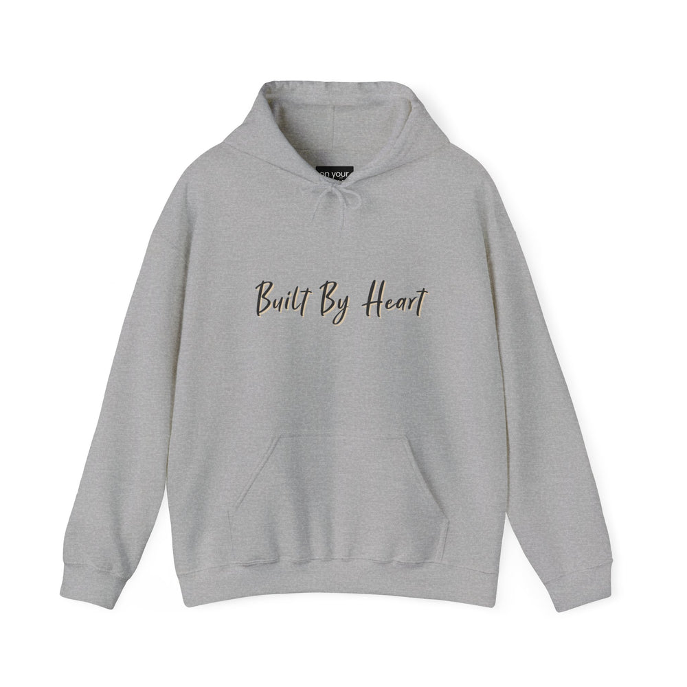 Built by Heart Hoodie Jacket with Unique Design Crafted with Love Outerwear