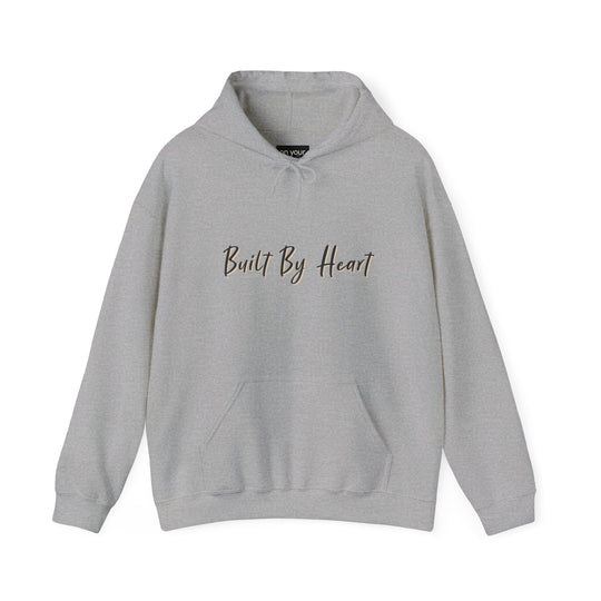 Built by Heart Hoodie Jacket with Unique Design Crafted with Love Outerwear