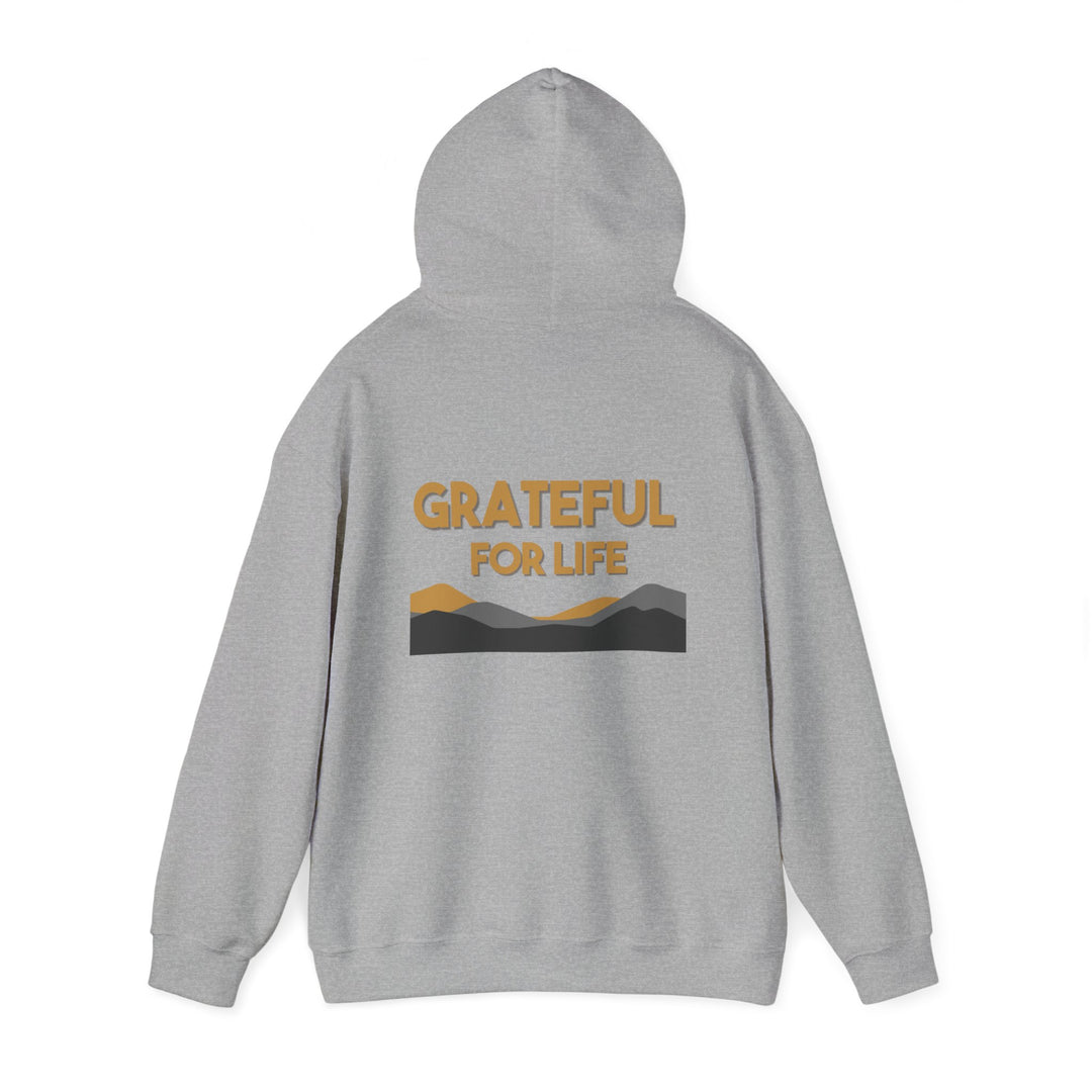 Grateful For Life Hoodie ,Thankful Positive Message Jacket