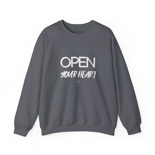 Open Your Heart Crew Neck, Gentle Strength Emotional Awareness