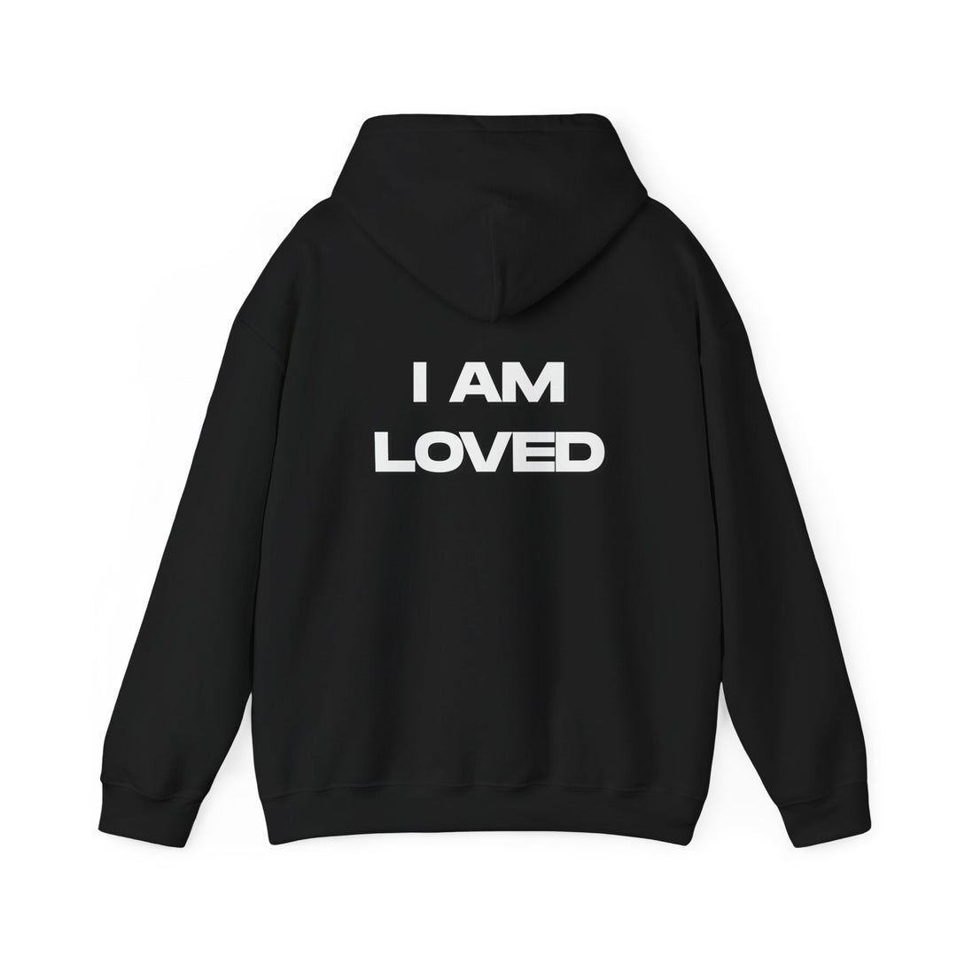 I AM LOVED Hoodie Jacket, Positive Affirmation and Self-Love Comfort