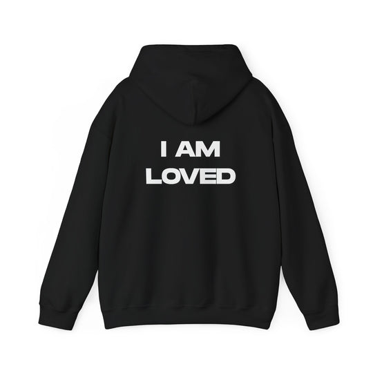 I AM LOVED Hoodie Jacket, Positive Affirmation and Self-Love Comfort