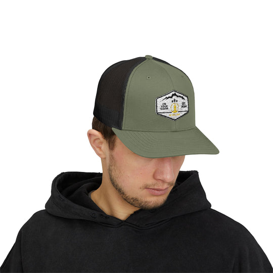 Be The Light - Trucker Hat - Leave Your Mark on Others | Snapback Trucker Cap | Outdoor Adventure Hat, Gift for Nature Lovers, Casual Style, Everyday Wear, Camping Accessory