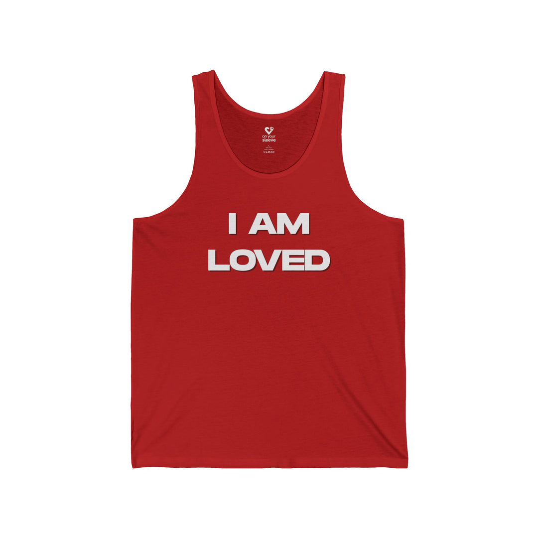 I AM LOVED - Mental Health Awareness Unisex Tank Top