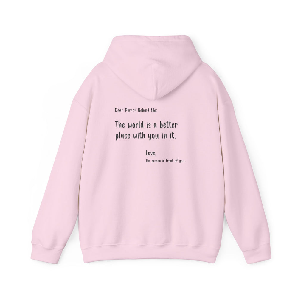 Better Place With You Hoodie, Loving Message Jacket
