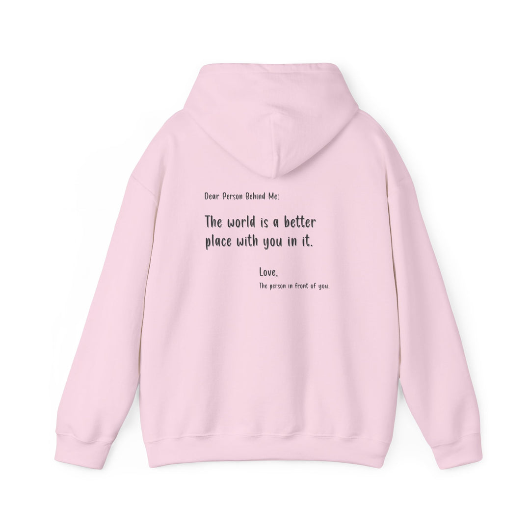 Better Place With You Hoodie, Loving Message Jacket