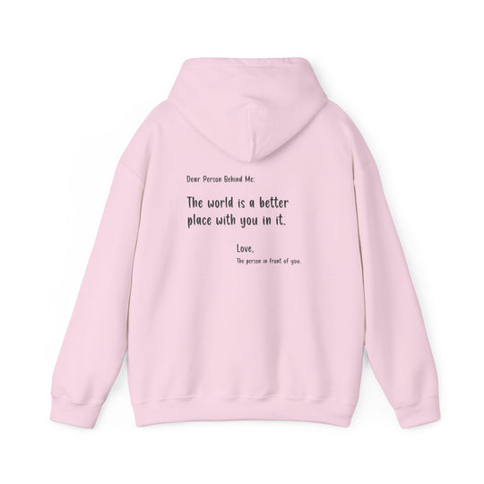Better Place With You Hoodie, Loving Message Jacket