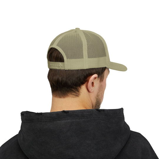 Black Flag - Wear What Matters Snapback Trucker Cap | Outdoor Adventure Hat, Gift for Nature Lovers, Casual Style, Everyday Wear, Camping Accessory