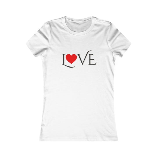 LOVE, Minimalist Empowerment Tee for Women