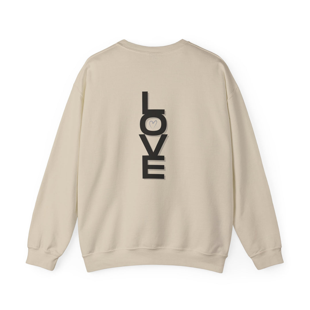 LOVE Crew Neck, Heartfelt Mental Health Awareness Sweatshirt