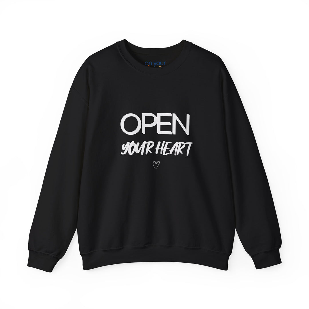 Open Your Heart Crew Neck, Gentle Strength Emotional Awareness