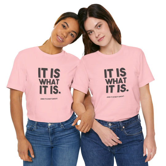 It Is What It Is, And It Is Not Great - Humor - T-Shirt