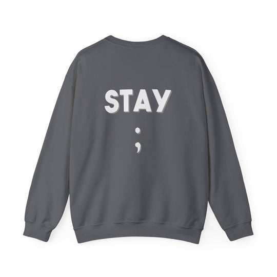 Stay Semicolon Hoodie,Resilience Mental Health Support Apparel