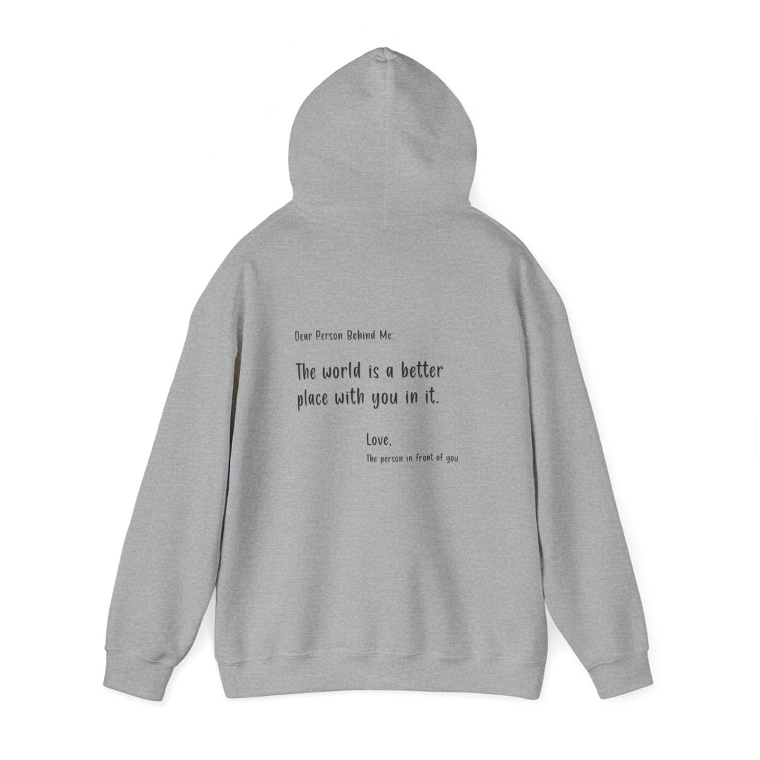 Better Place With You Hoodie, Loving Message Jacket