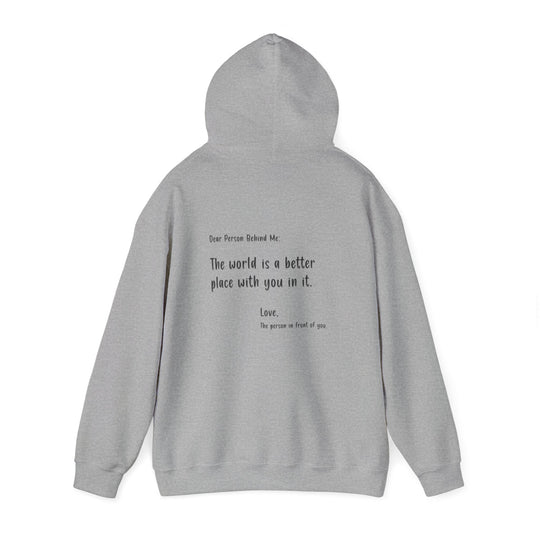 Better Place With You Hoodie, Loving Message Jacket